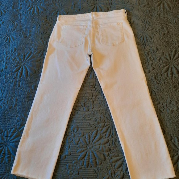 Banana Republic Straight Ankle Jean - white, size 29 regular - Picture 2 of 2